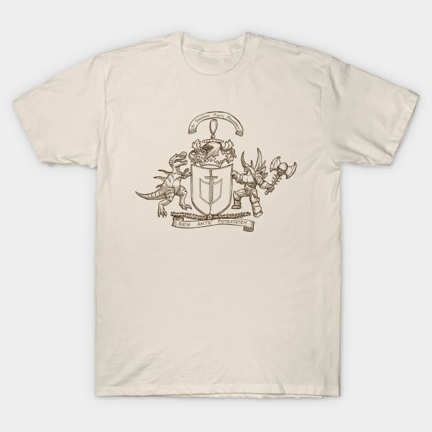 Hogsface Poison Blades Sepia T-Shirt by Meganopteryx